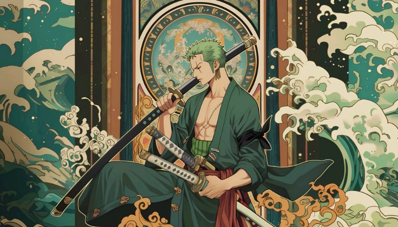 Background Zoro One Piece siêu sắc nét