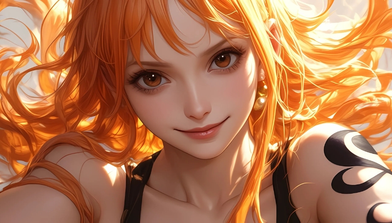 Hình Nami One Piece nổi bật laptop