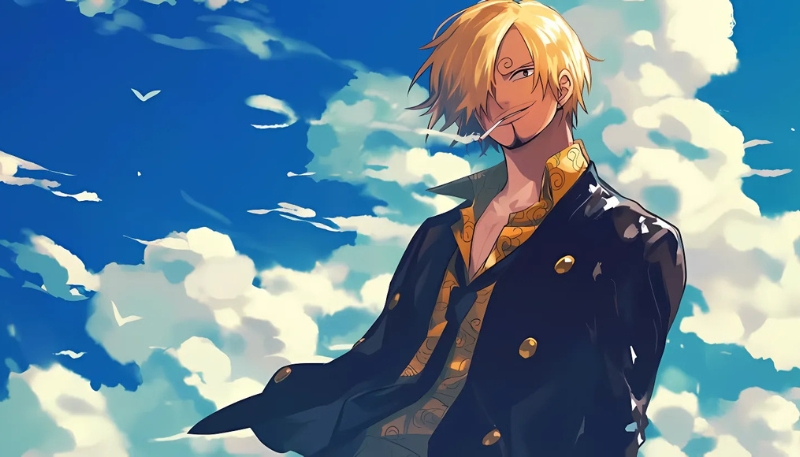 Ảnh nền Sanji One Piece siêu ngầu cho PC