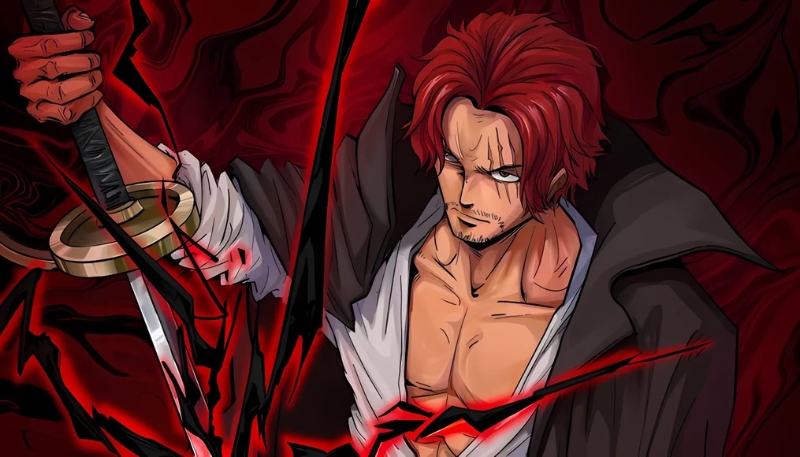 Hình poster tứ hoàng One Piece phong cách anime