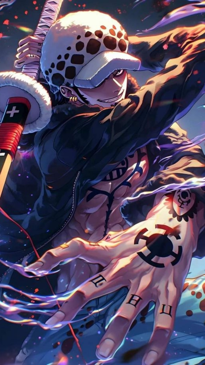 Hình One Piece dọc cho smartphone