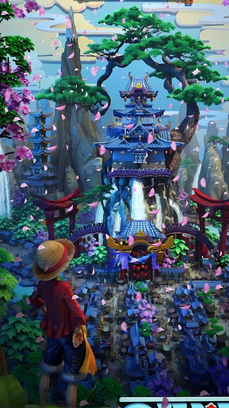 Ảnh One Piece lung linh sắc màu cho smartphone