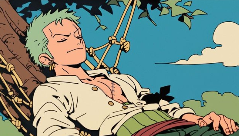 Background Zoro One Piece sắc nét laptop