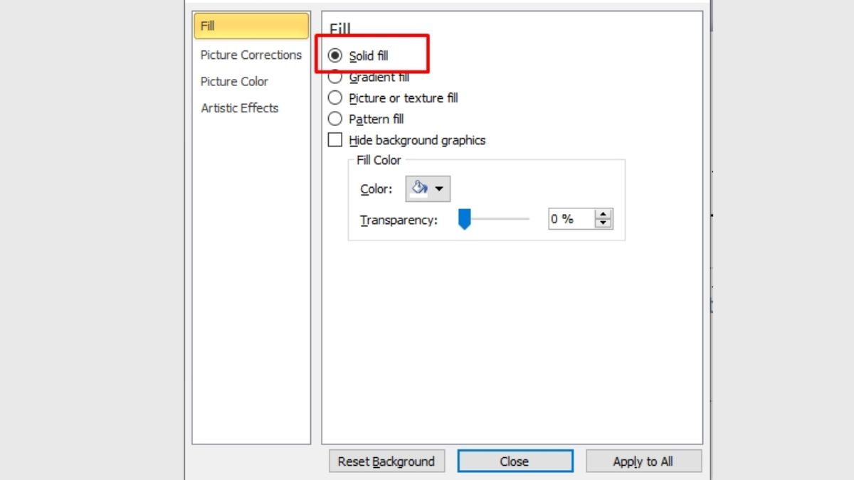 Bước 2: Cách xóa hình nền trong PowerPoint