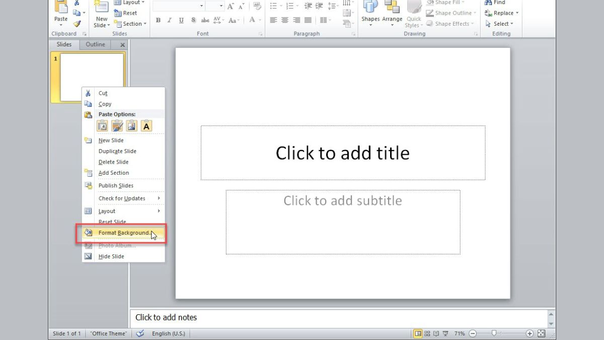 Cách chèn hình nền background vào Powerpoint siêu đơn giản