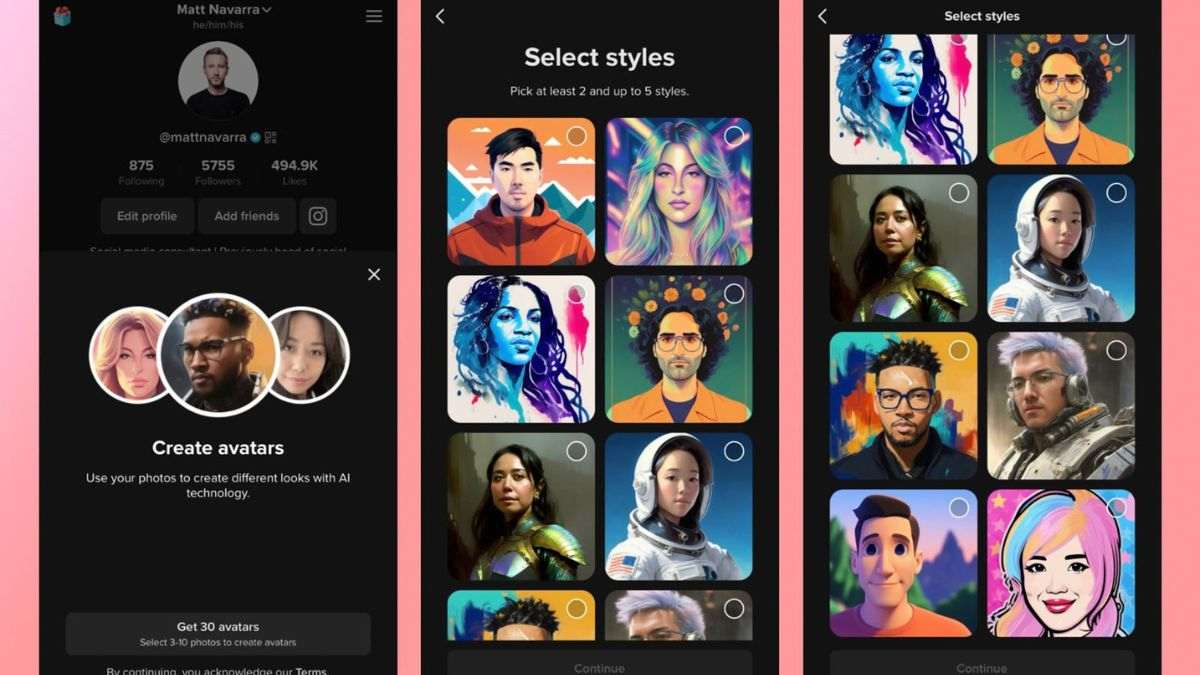 Lưu ý khi đổi ảnh Avatar TikTok