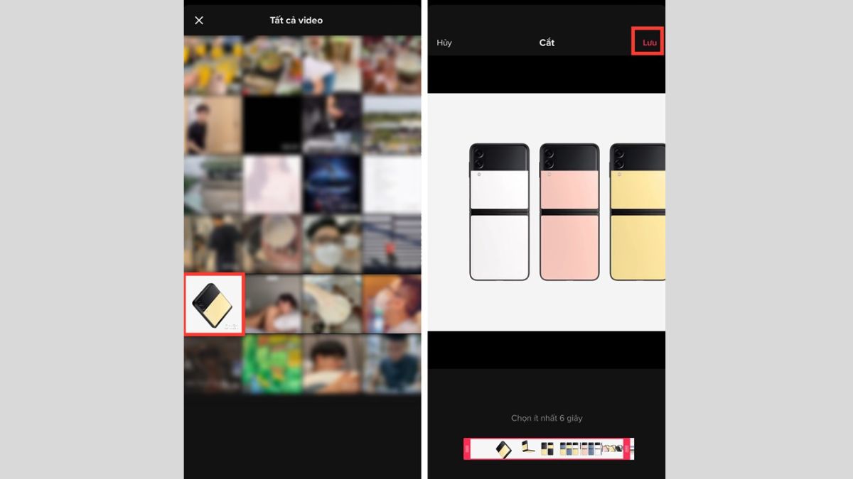 cách đổi avatar TikTok bằng video - bước 3