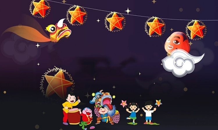 Không khí đêm hội Trung Thu