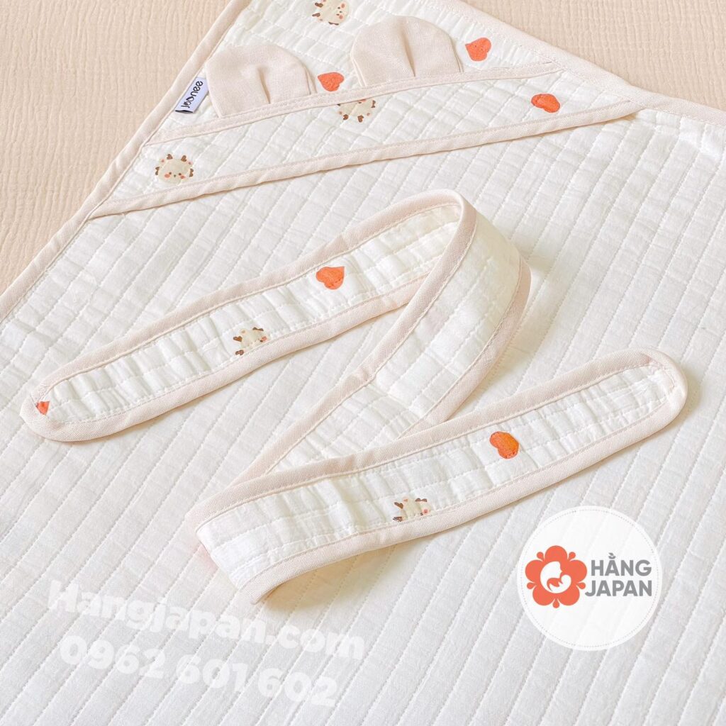 Ủ Choàng Xô Joonee Hình Gấu 3 Lớp In Hình Ngẫu Nhiên (6)