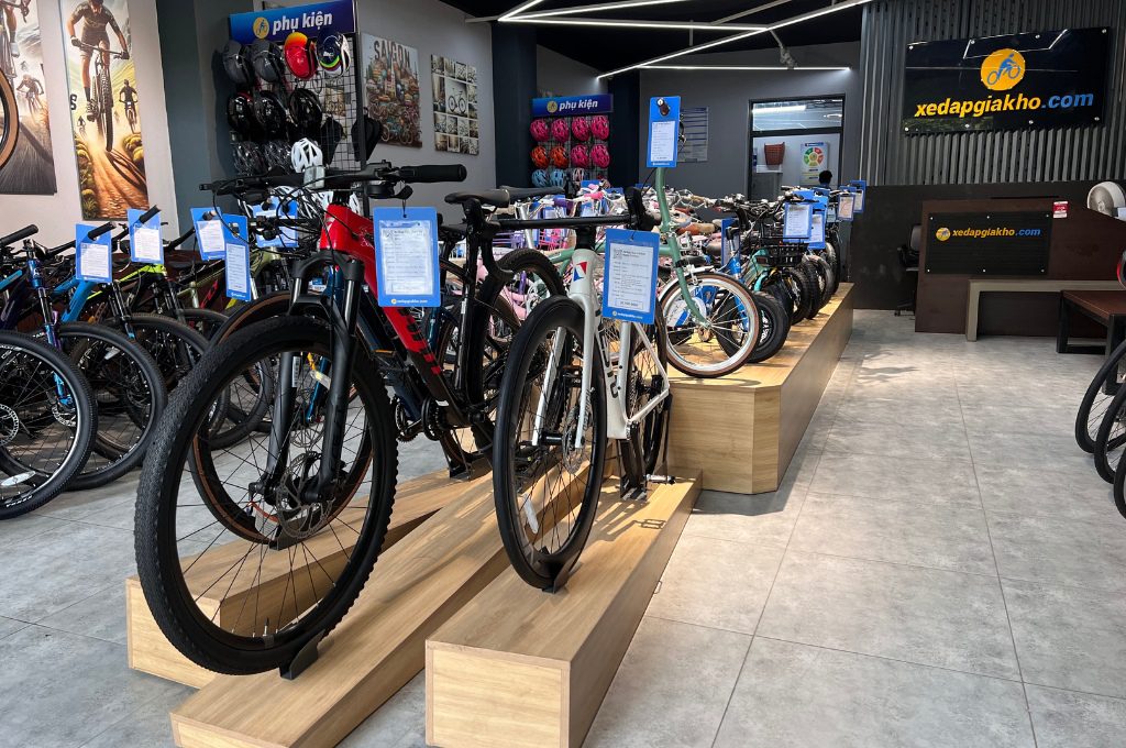 Cửa hàng Xe Đạp Giá Kho là chuỗi hệ thống bán xe đạp uy tín và chất lượng với mức giá cạnh tranh nhất thị trường