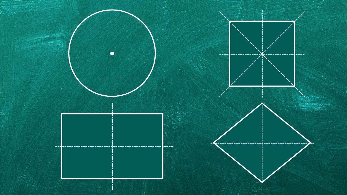 Minh họa một số hình có trục đối xứng