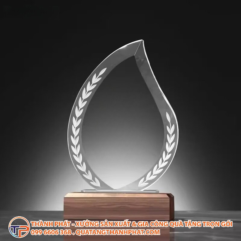 Cup vinh danh hinh ngon lua hien dai