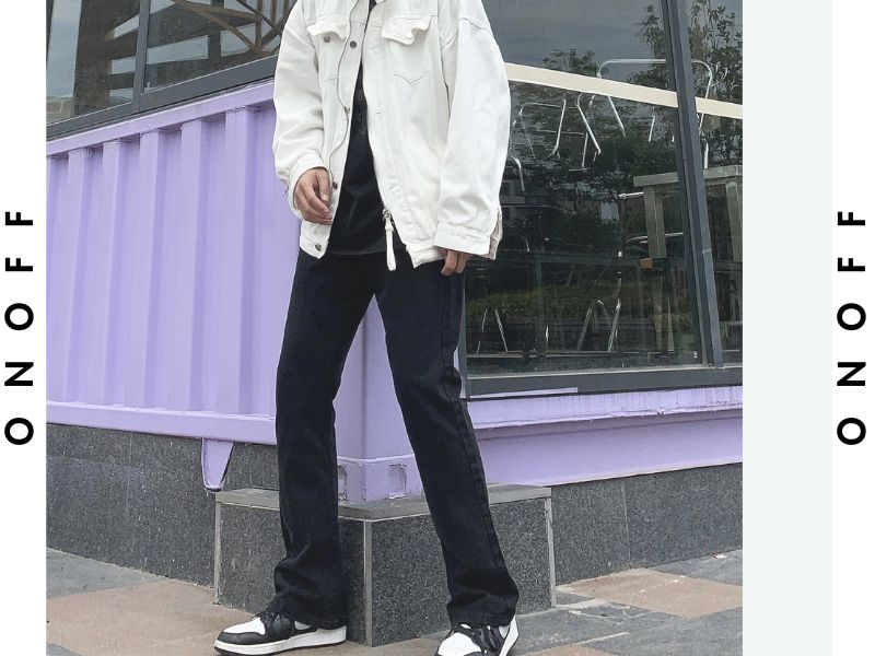 phối đồ với quần ống loe nam