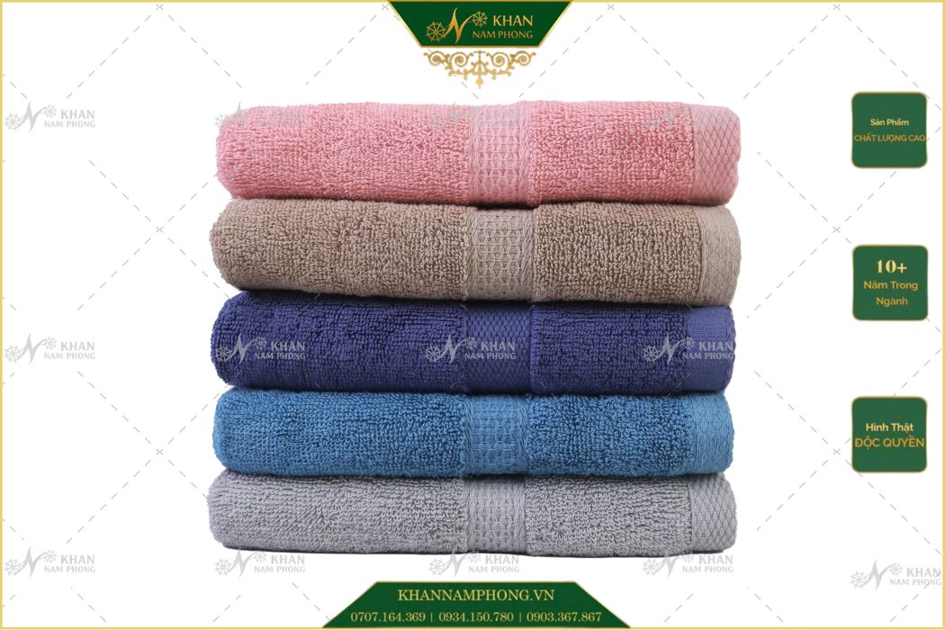 Khăn tắm cotton Nam Phong 60x120cm