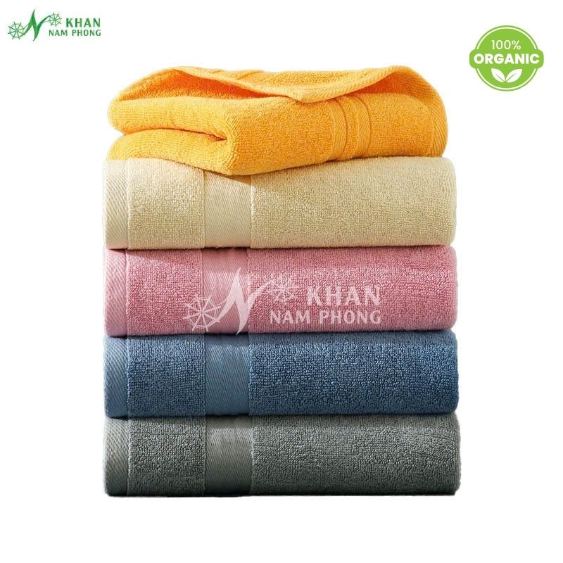 Khăn tắm cotton organic 50x100cm