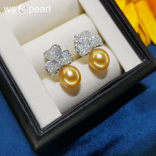 Hoa tai ngọc trai south sea