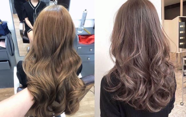 Tóc xoăn lọn to cho phụ nữ tuổi 45