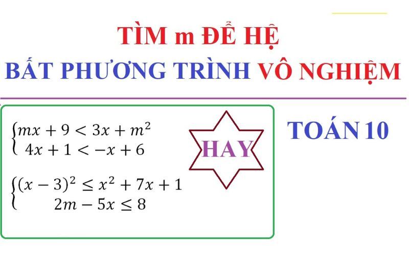 Khi nào phương trình vô nghiệm? Điều kiện và bài tập mẫu có đáp án