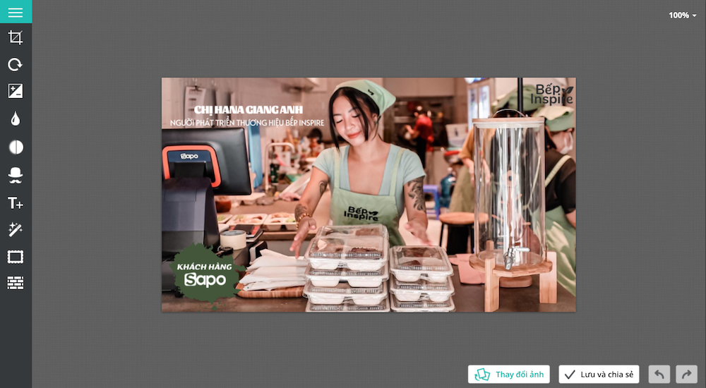 Trang web làm nét ảnh online Enhance Pho.to