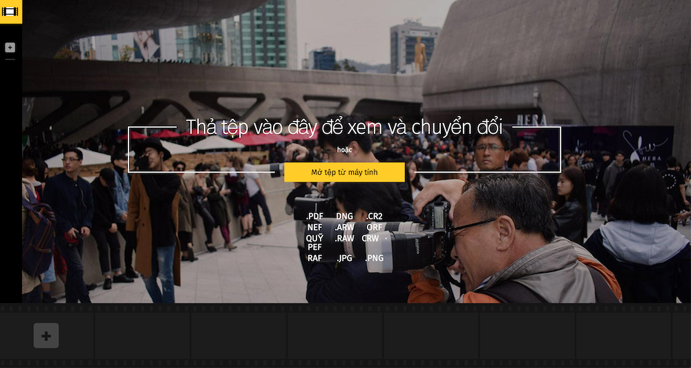 Trang web Raw.pics.io