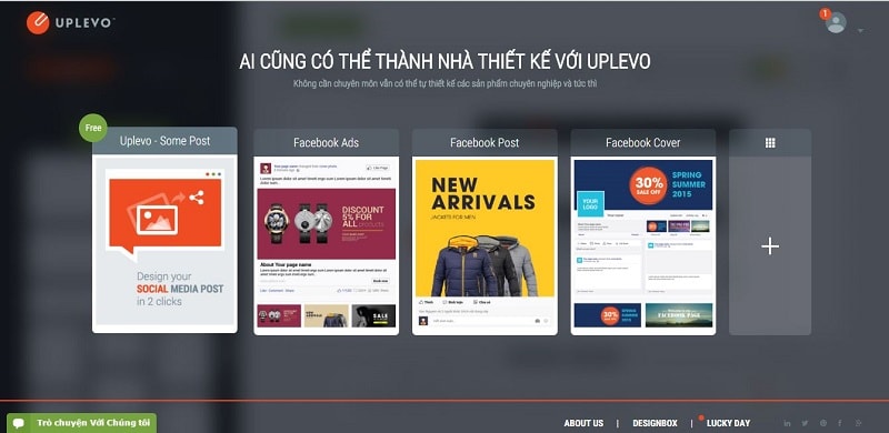 Tạo poster online - Uplevo