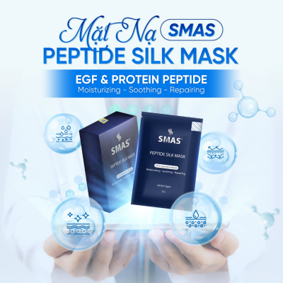 Mặt nạ cấp ẩm và dịu da Smas Peptide Silk Mask