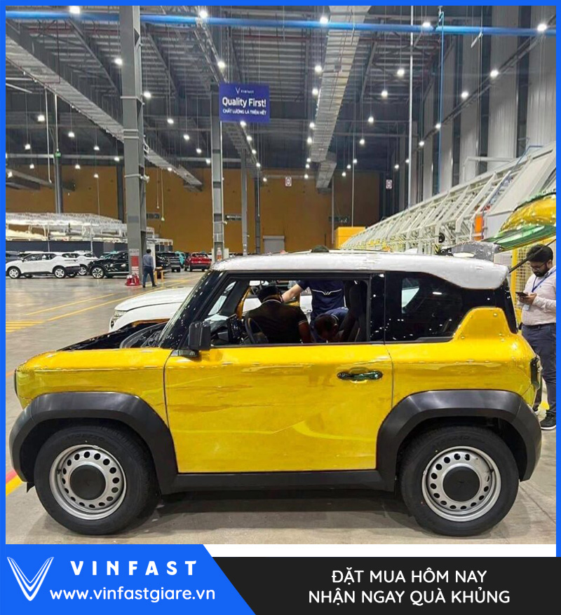 Vinfast VF3 màu vàng