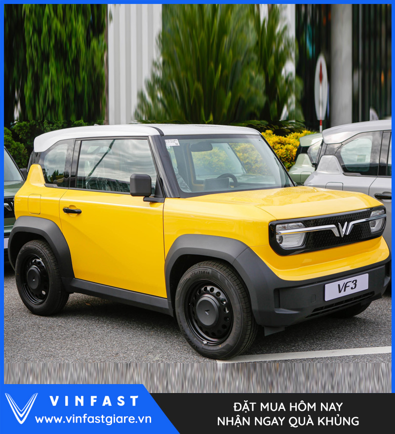 Vinfast VF3 màu vàng