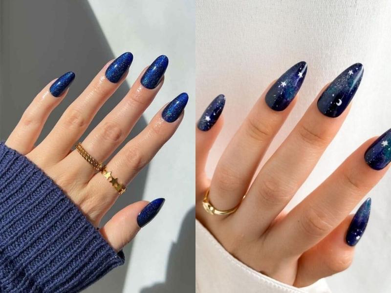 Nail mắt mèo xanh dương đậm