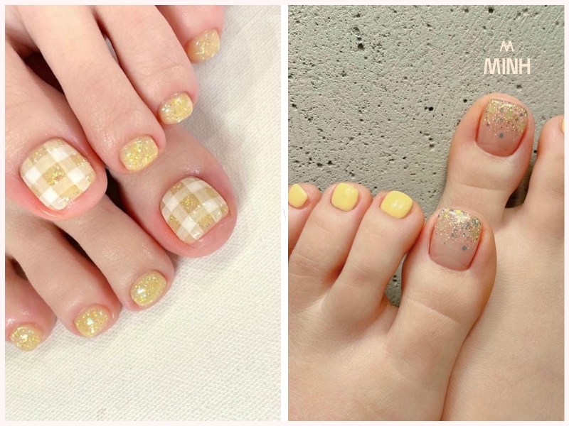 Móng chân màu xanh lam - lựa chọn hoàn hảo cho da ngăm