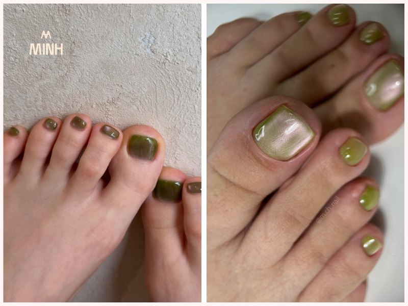 màu móng chân đẹp cho da ngăm