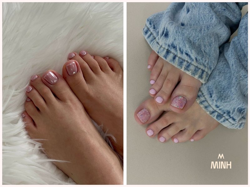 màu móng chân đẹp cho da ngăm