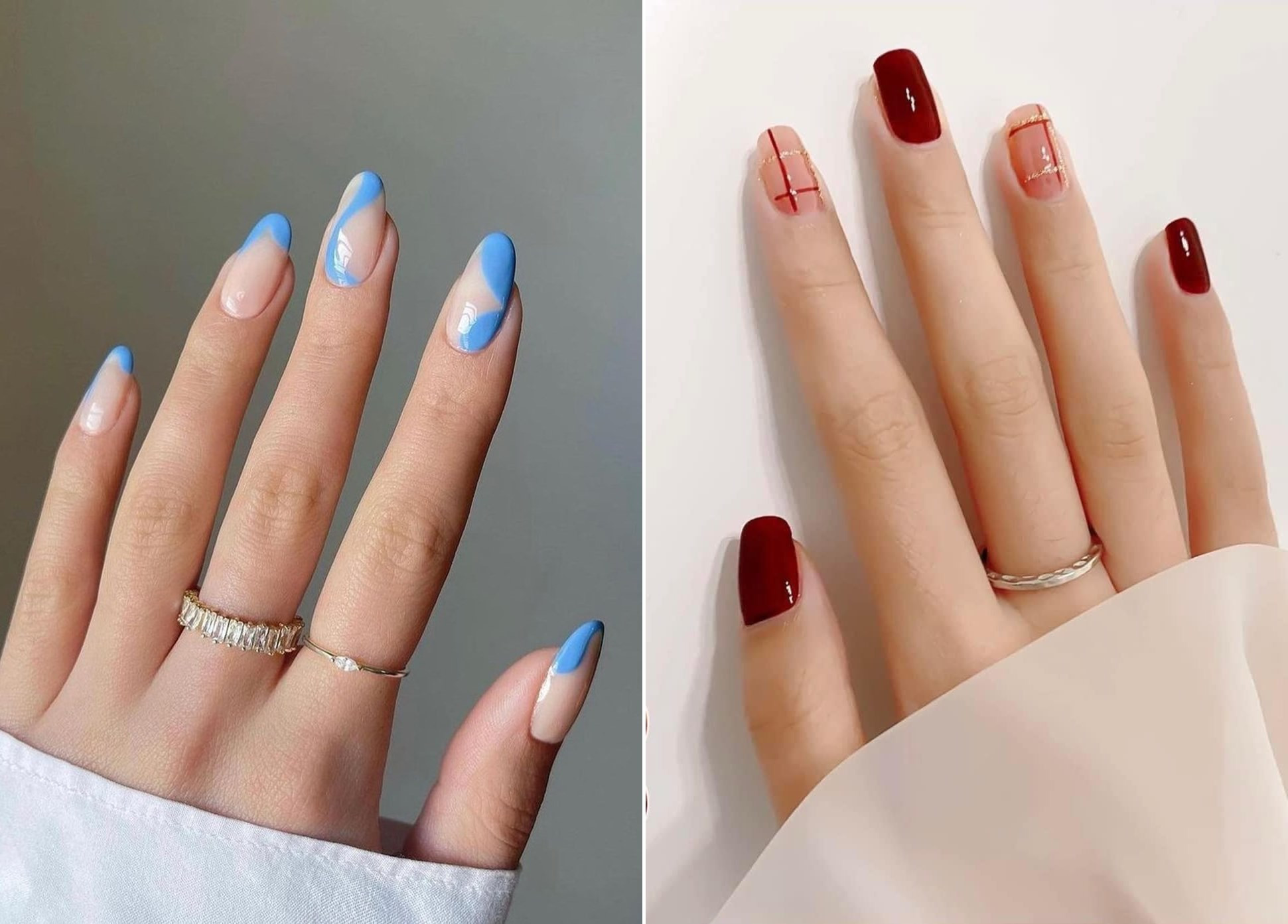 Xu hướng nail nhẹ nhàng, đơn giản cho phái đẹp.
