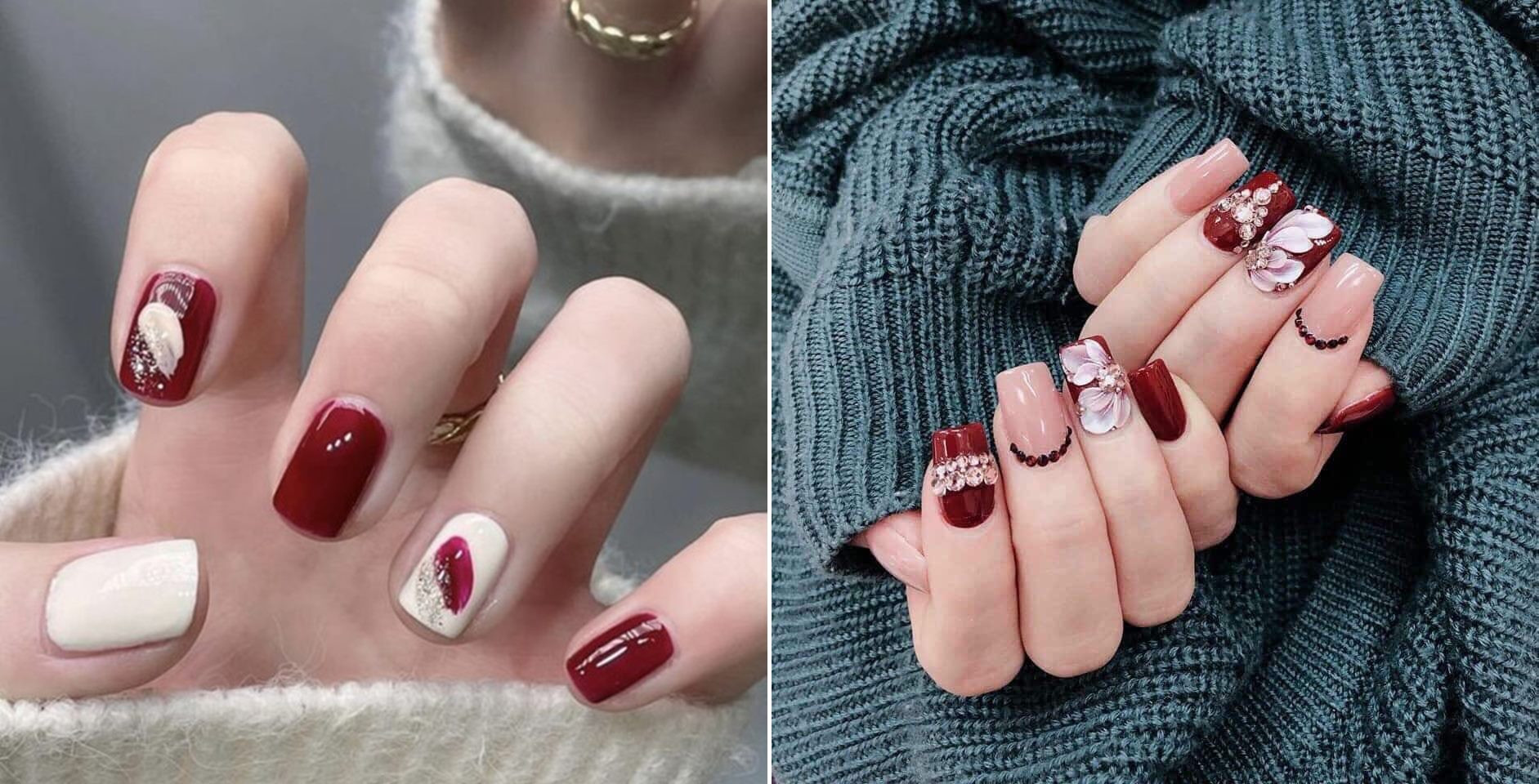 Màu đỏ đa dạng với nhiều kiểu biến tấu như ombre, lì, rượu vang.