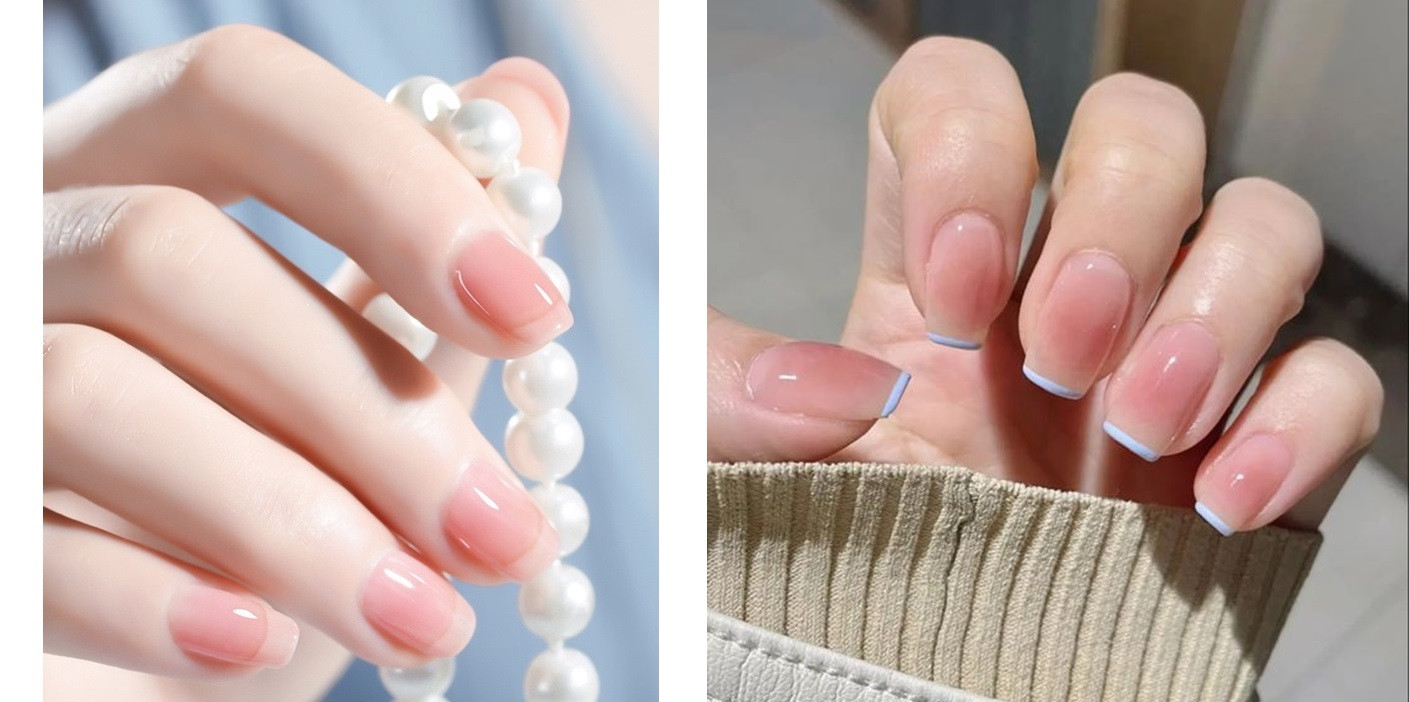 Sơn thạch kết hợp đính đá tạo điểm nhấn xinh đẹp.