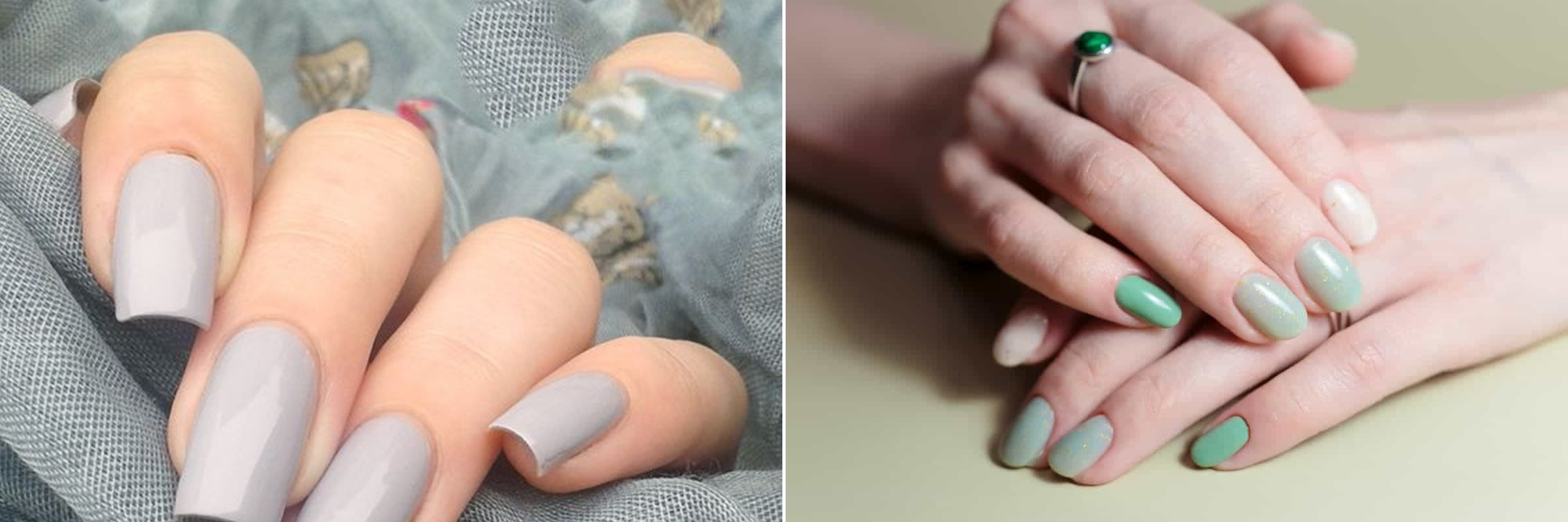 Màu nail giúp làm sáng da hiệu quả.