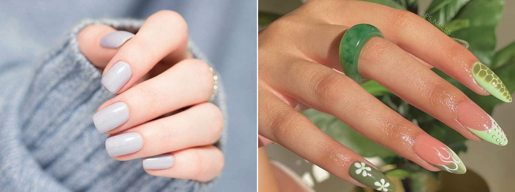 Kiểu sơn móng tay đẹp giúp làm trắng da.