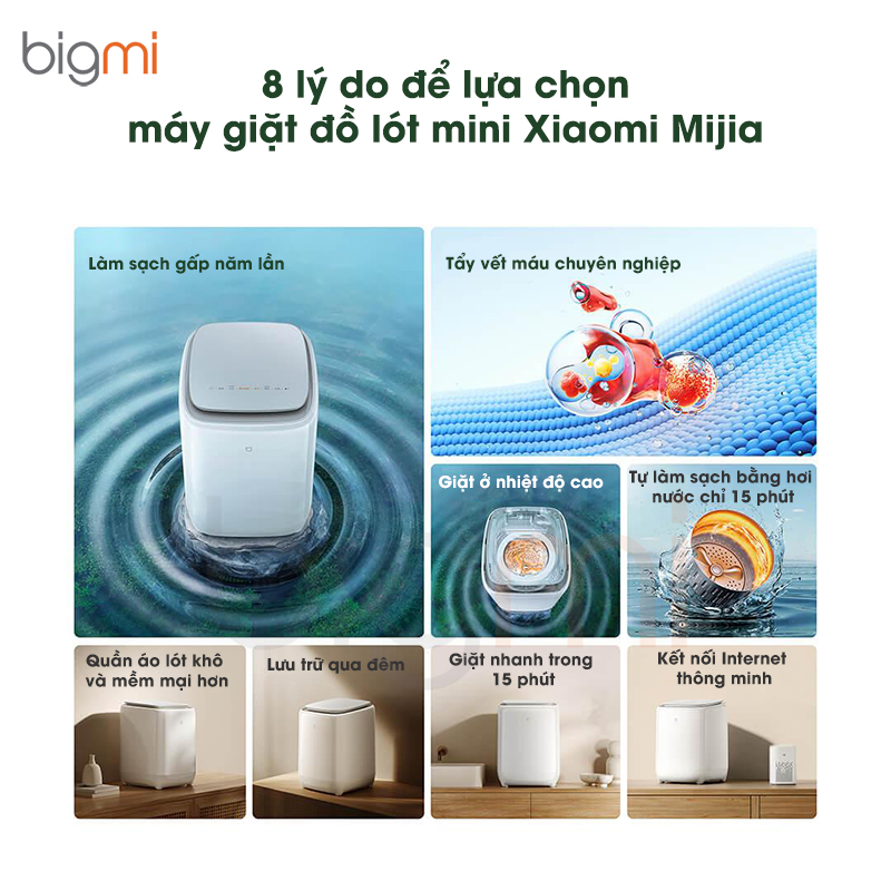 May giat say do lot mini Xiaomi Mijia XHQB05MJ101W 5