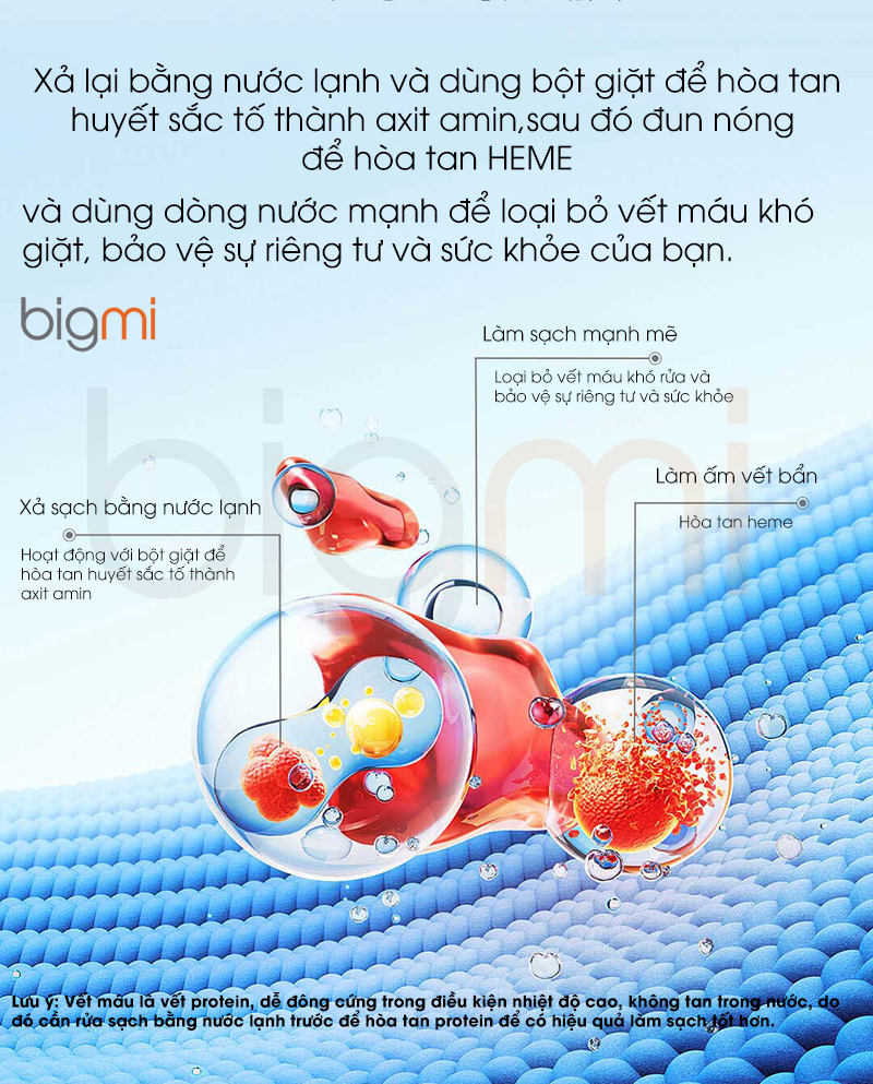 May giat say do lot mini Xiaomi Mijia XHQB05MJ101W Giat say khu khuan do lot hieu qua 4