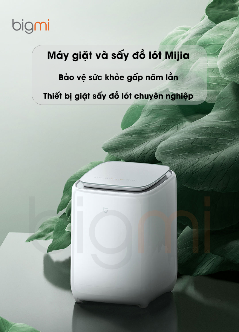 May giat say do lot mini Xiaomi Mijia XHQB05MJ101W Giat say khu khuan do lot hieu qua