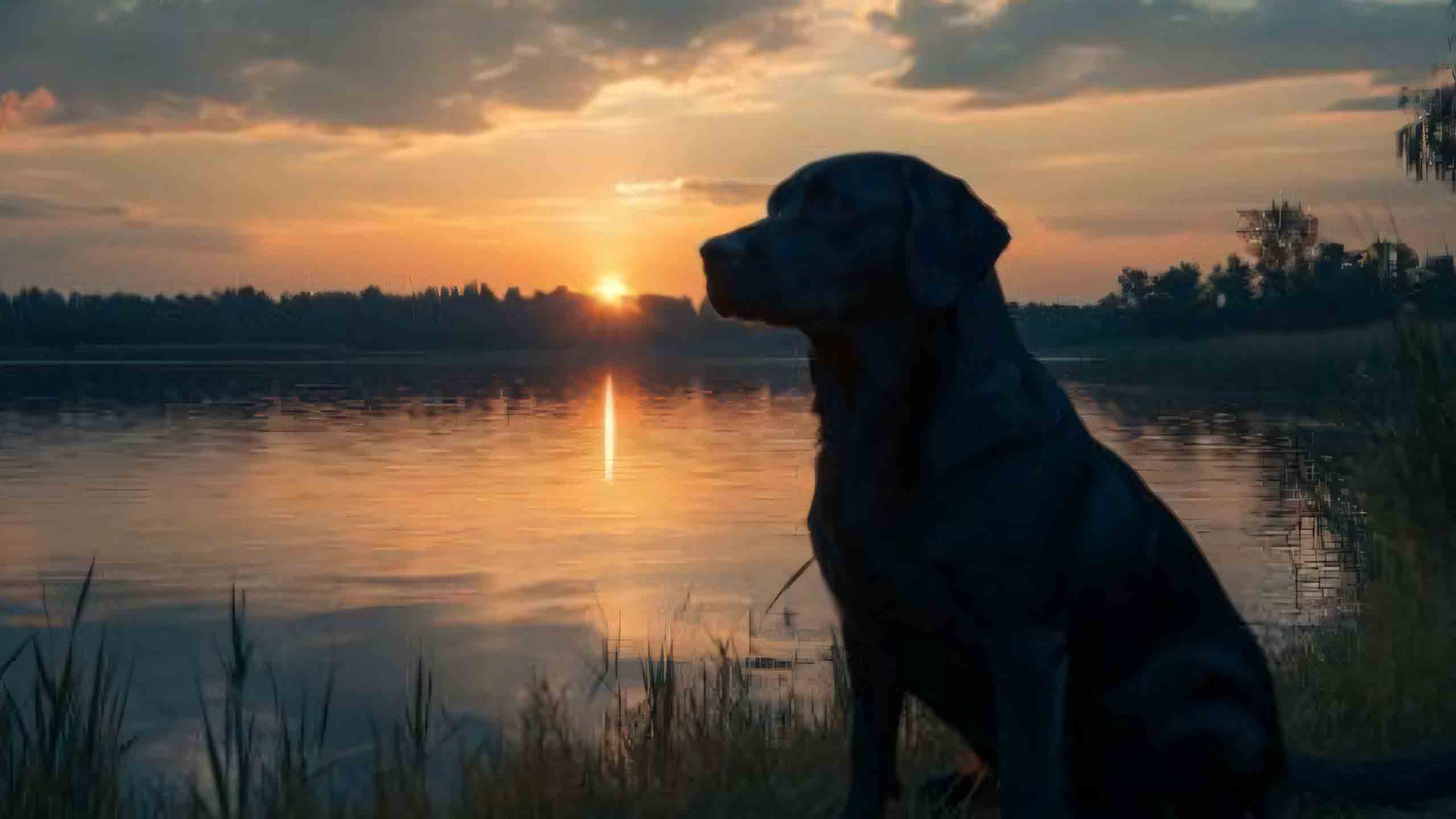 anh con cho buon 2560px 1440px 2k 2