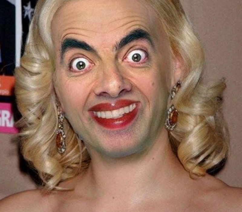 Meme Mr Bean ngạc nhiên