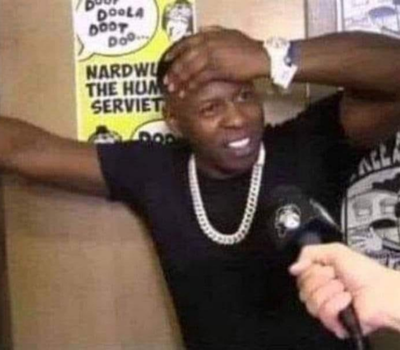 Meme một tay ôm đầu