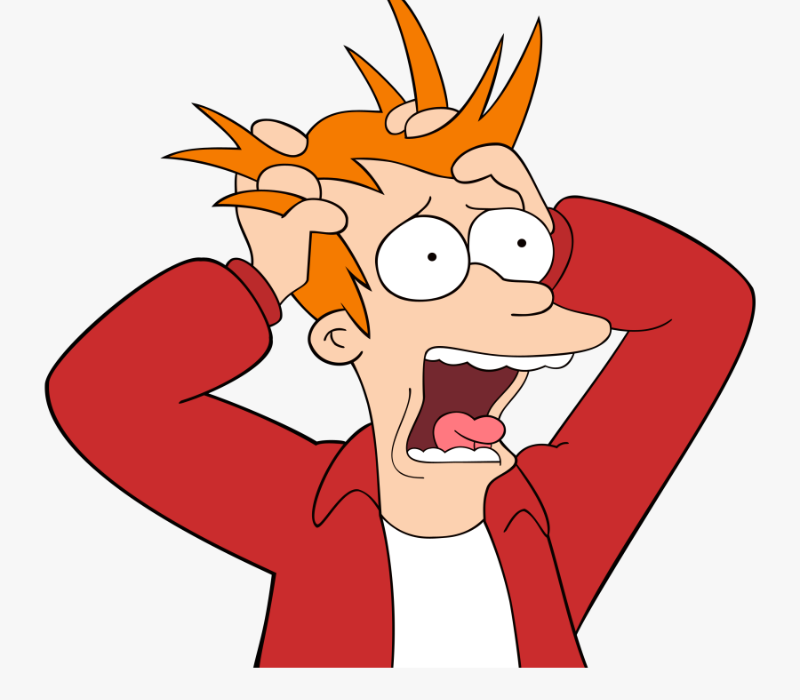 Meme ôm đầu lo lắng