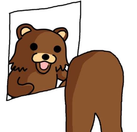 gondola and pedobear reflection