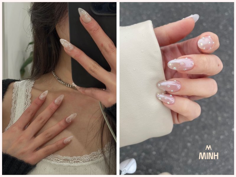 mẫu nail đẹp cho móng dài