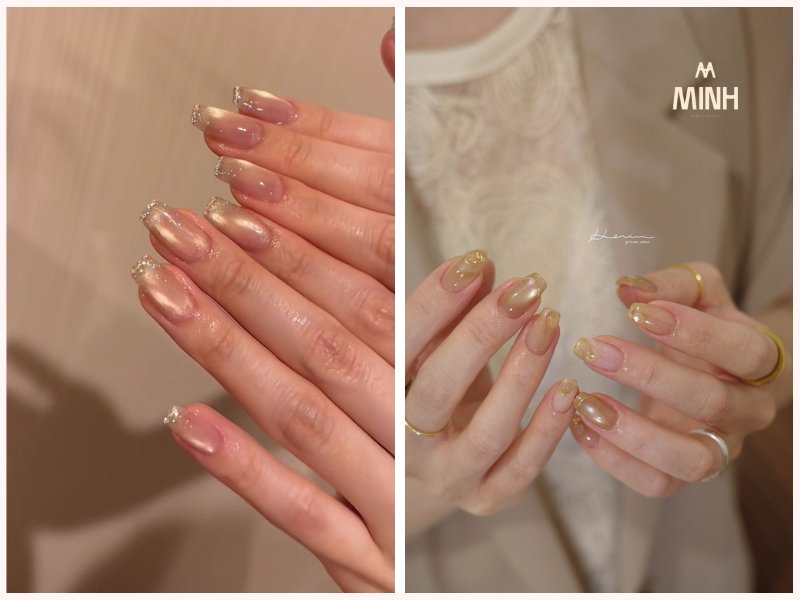 mẫu nail đẹp cho móng dài