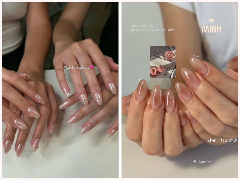 mẫu nail đẹp cho móng dài