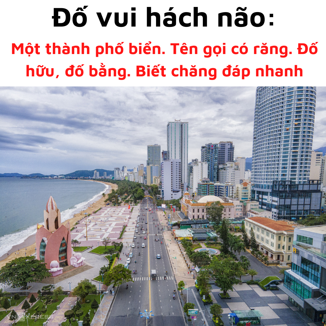 thành phố biển nào trong tên có răng