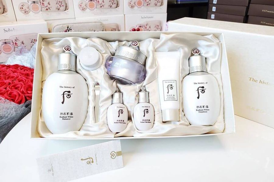 Bộ mỹ phẩm Whoo dưỡng trắng
